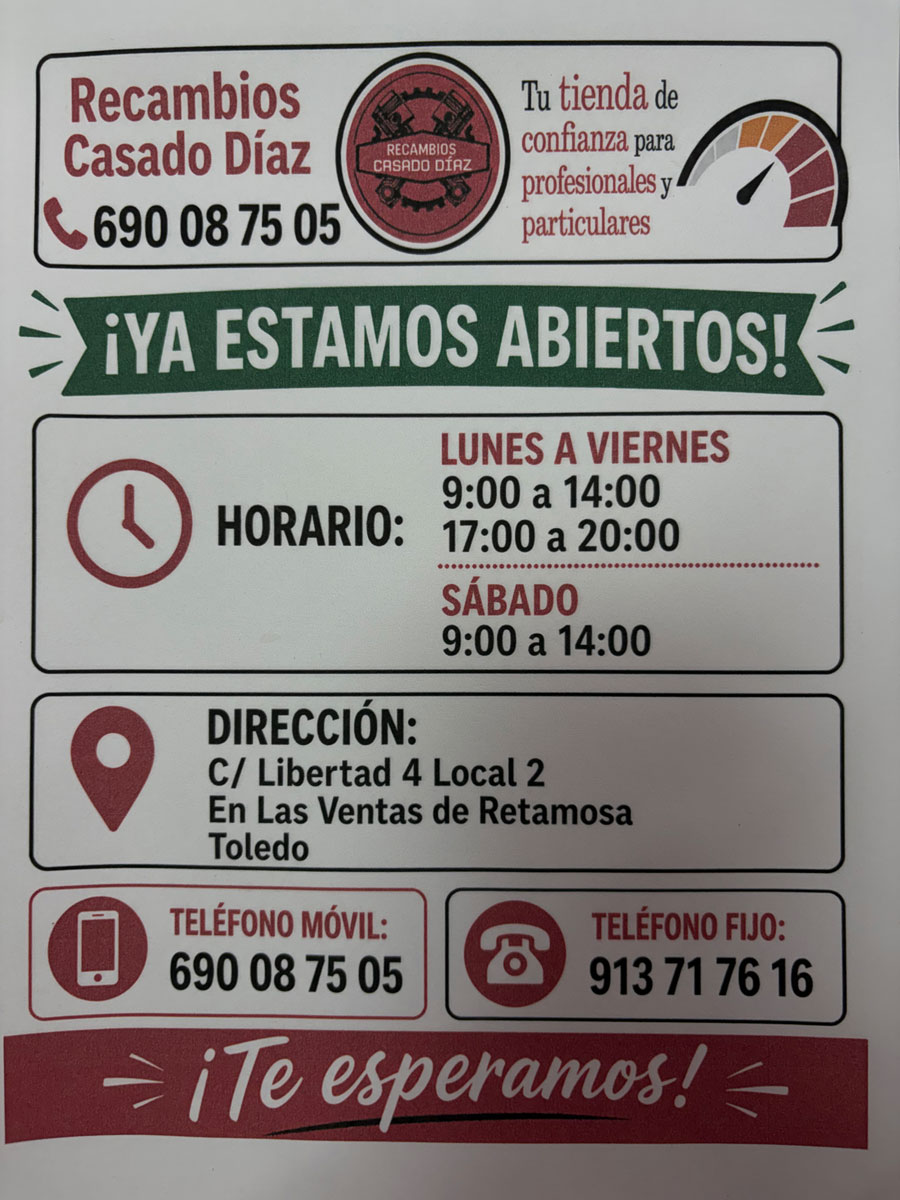 Recambios Casado Díaz